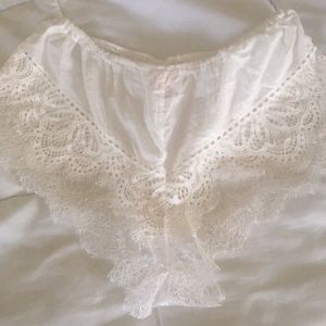 Victorias Secret Lace shorts. Worn once.